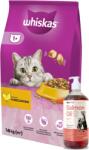 Whiskas WHISKAS 1+ száraz macskaeledel csirkével 14 kg + Lab-V 100% lazacolaj kutyáknak és macskáknak minden korosztály számára 1000 ml hidegen sajtolt