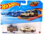 Mattel Set masina cu remorca, Hot Wheels, Track Fleet, Porsche 911 Off-Roader, JCM61