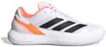 adidas Încălțăminte de tenis pentru bărbați Defiant Speed 2 Clay Tenis Shoes Ftwr White/Core Black/Lucid Orange EUR 41 1/3