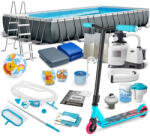 Intex Keretes kerti medence 975 x 488 x 132 cm 21 az 1-ben INTEX 26374 + INGYENES robogó (26374-20w1-1541)