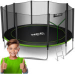 Neo-Sport Kerti trambulin 15ft/465cm külső hálóval és Neo-Sport létrával (NS-15Z231)