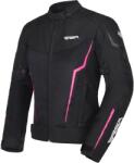 RSA Bolt női motoros kabát fekete-fehér-rózsaszín 3 - II. minőség