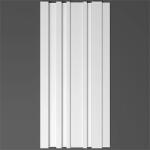 Elite Decor Poliuretán 3D falpanel, festhető és ütésálló (280 cm x 25 cm) - W 373 (W 373 (2.80 m))