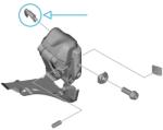 Shimano Dura-Ace FD-R9250 első váltóhoz dugófedél