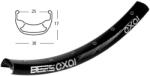 Exal BE25 MTB felni, 29 col (622x31/25 mm), 32H, tárcsafékes, fekete, 545g