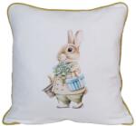 Lenjerii Deosebite Față pernă decorativă Paste 45x45cm, Iepuras F15 Fata de masa
