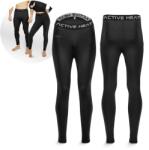 4FIZJO Pantaloni termici unisex - negru, mărimea S