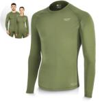 4FIZJO Tricou termic unisex cu mâneci lungi - verde, mărime XL
