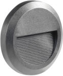 OPTONICA LED lépcsőlámpa kerek, szürke, 2W, 4200K, természetes fehér, 80 lm, IP65, Optonica, 7508 (7508)