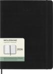Moleskine Napló 2026 XL (B5) Hetilap Puhafedeles Fekete (8056999275266)