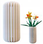  Lego Icons Botanicals 3D virágváza 17 cm (Wazon na Kwiaty LEGO ICONS Dekoracja Flakon)