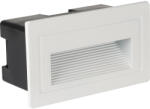 OPTONICA LED lépcsőlámpa négyzet alakú fehér 3w IP65, 3000K, meleg fehér, 180 lm, Optonica, 7549 (7549)
