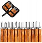  Szike kés fa faragáshoz, 12 darabos készlet O (300082949671a9557)