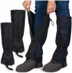  Stuptuty Vízálló Cipővédő, könnyű, univerzális, fekete-sötétkék, fekete-zöld, fekete, 45cm hossz (STUPTUTY ochrona na nogi przeciw zamieci 2szt)