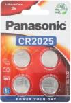 Panasonic CR2025 lítium gombelemm 3V 4db/csomag