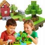 Lewer Mágneses Építőkockák építőkészlet gyerekeknek 144 db-os kreatív elemek (KLO-144)