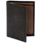 Serasar Serasar, Férfi bőr pénztárca [Vintage] Rfid védelemmel, Fekete/Barna (Vintage)