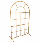  Esküvői fém ív, virágtartó állvány, arany party dekoráció (8050265964885)