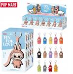POP MART Kulcstartó Labubu figura The Monster Pin For Love BlindBox Szuper Minőség