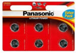 Panasonic 3V Lítium gombelem 6db-os (CR2032L/6BP) (CR2032L/6BP) - xpro