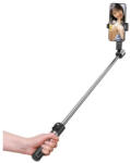 USAMS MINI szelfibot (tripod állvány, állítható, bluetooth távkioldó, 20-100cm, 4.7-7" méret) FEKETE (ZB32401) (ZB32401)