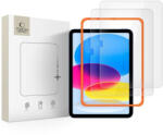 Tech-Protect EASY SET+ edzett üveg kijelzővédő, 2-darabos, iPad 10.9" (10/2022) és iPad 11" (11/2025) készülékhez, átlátszó (5906302363100)