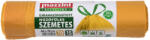 Mazzini Szemeteszsák zárószalagos 70 liter 64 x 70 cm 15 db/tekercs újrahasznosított Mazzini_sárga (104155) - officefirst