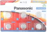 Panasonic CR2025 3V 165mAh lítium gombelem 6db/csomag