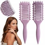 Lewer Göndör Haj Fürtök Kefe Meghatározó Fürtök Masszírozó Sörték lila (fale modelowanie rozczesywanie układanie fal)