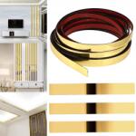 St Parts Dekorációs Díszléc Arany Pvc 21mm Gold 10 Méter Öntapadós