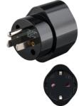  Adaptor calatorie CEE 7/3 Schuko mama la priza US /Japonia Tip B /NEMA 5-15 /3 pini negru (028-293)