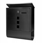 Orno Postaláda újságtartóval Orno fekete (MB-2/B)