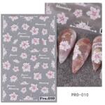  Körömmatrica - Pro. 010 virág