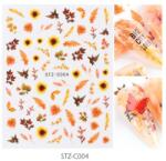  Körömmatrica - STZ-C004 falevél ősz