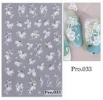  Körömmatrica - Pro. 033 virág