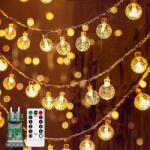 BOTC Lampki Led 15m 50 Diod - Ciepłe Białe, Pilot, Wtyczka Eu Botc (BOTC)