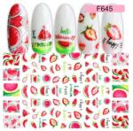  Körömmatrica - F645 gyümölcs