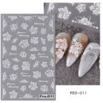  Körömmatrica - Pro. 011 virág