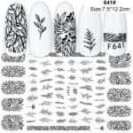  Körömmatrica - F641