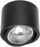 Masterled Felületre szerelhető halogéncsöves spotlámpa GU10 kerek, fekete, mozgatható, Masterled (LVTOPR2205)