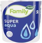 Tento Kéztörlő tekercses háztartási TENTO Family super aqua 2 tekercses 2 rétegű (231129) - fotoland