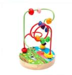  Fa talppal és golyókkal fejlesztő játék 10, 5x16