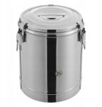  20 literes rozsdamentes acél hőszigetelt vödör, hőszigetelt leveses edény csap nélkül (GYKXDZ-002300 )