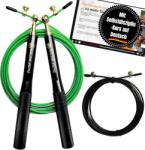  Fitnesz ugrókötél, Crossfit, Boksz zöld acél zsinór (B0CW1XFG34)