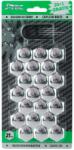 EU Kerékanya, kerékcsavar kupak készlet krómozott, peremes 21 mm-es, Carmotion J-21308