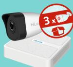 HiLook by Hikvision 2 csőkamerás, 4MP IP komplett kamerarendszer szett