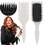 Lewer Göndör Fürtök Hajkefe Definiáló Fürtök Masszírozó Sörték bézs (rozczesywanie stylizacja fal układanie)