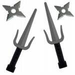 Widmann ninja ninji szett 4 db-os távol-keleti Sai shuriken