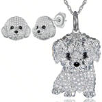  Máltai selyemkutyás ékszer szett