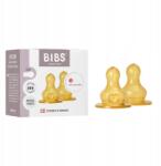 Bibs Cumisütemény 2 db cumisüveg cumi, természetes gumi (gyors átfolyású) (5000003)